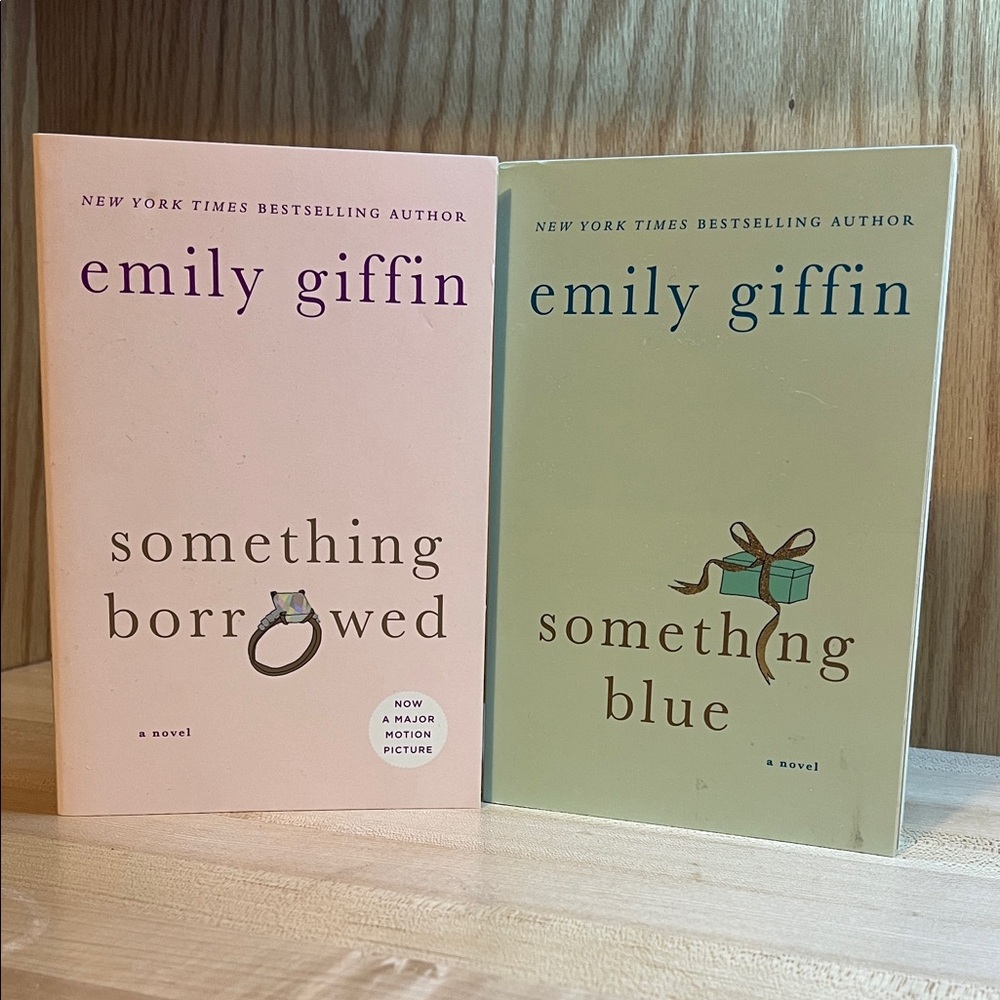 Something Borrowed & Something Blue by Emily Giffin BUNDLE -- chick lit romance